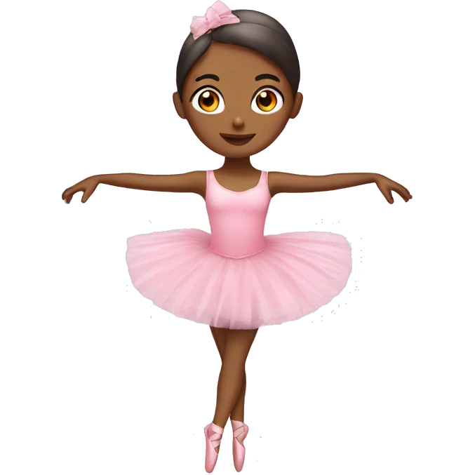 Pink ballerina emoji