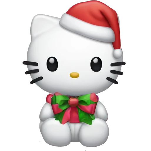 Hello kitty Christmas  emoji