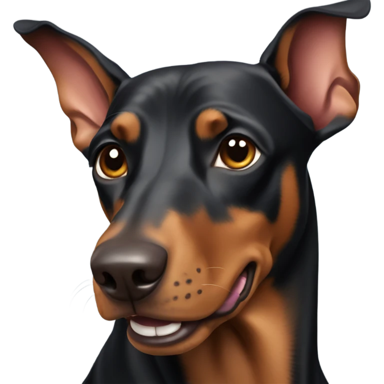 Doberman pinscher emoji