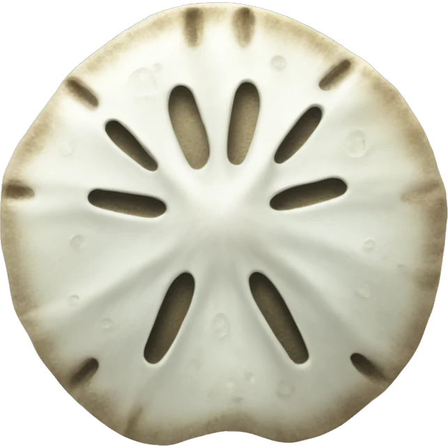 Sand dollar emoji