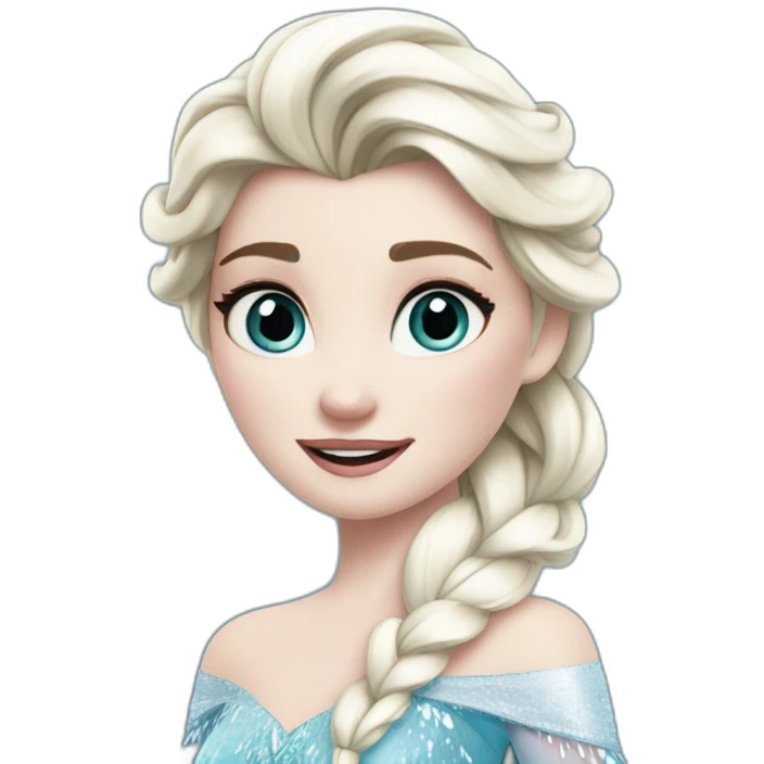 elsa from frozen emoji