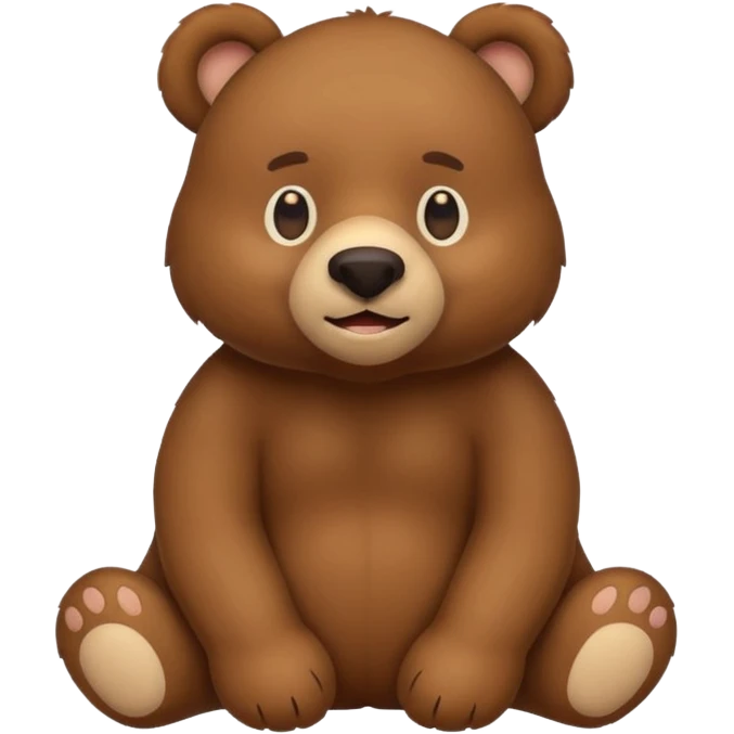emoji brown bear emoji