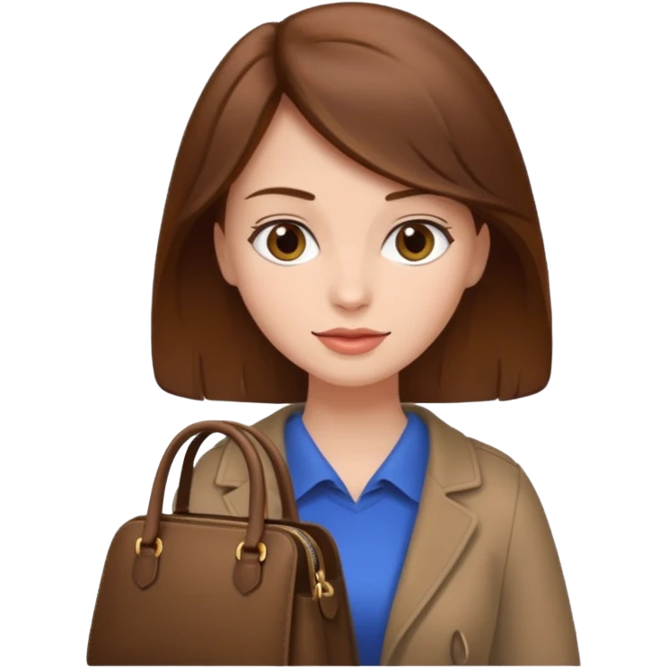 woman with bag emoji
