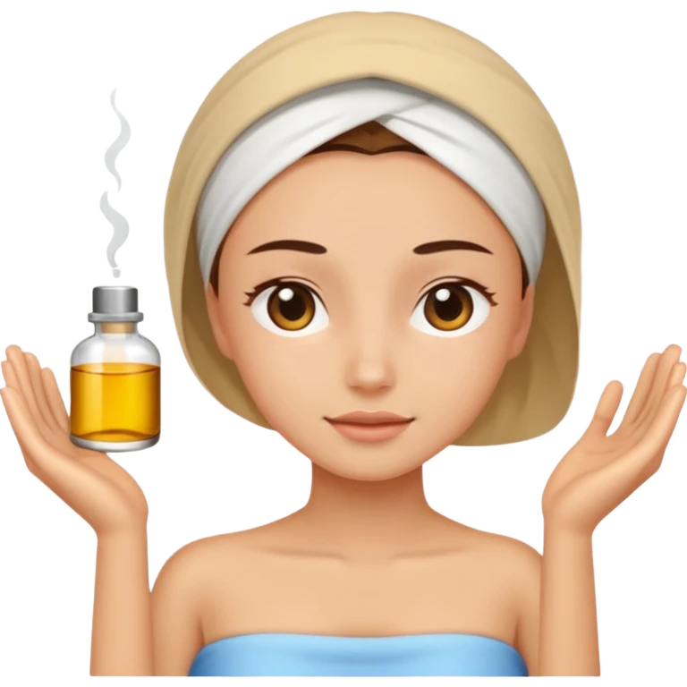 oil massage emoji  emoji