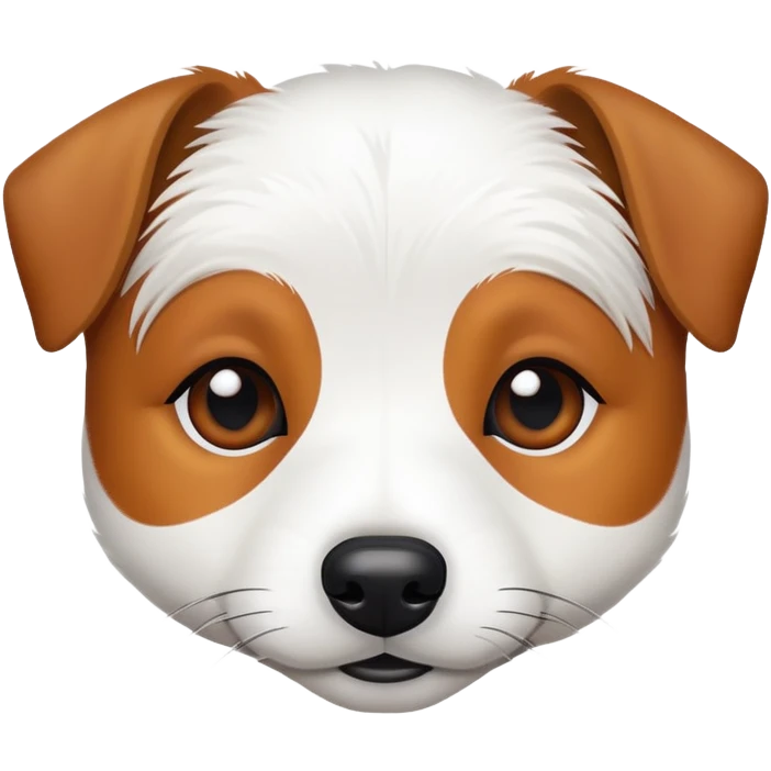 Jack Russell blanc  emoji