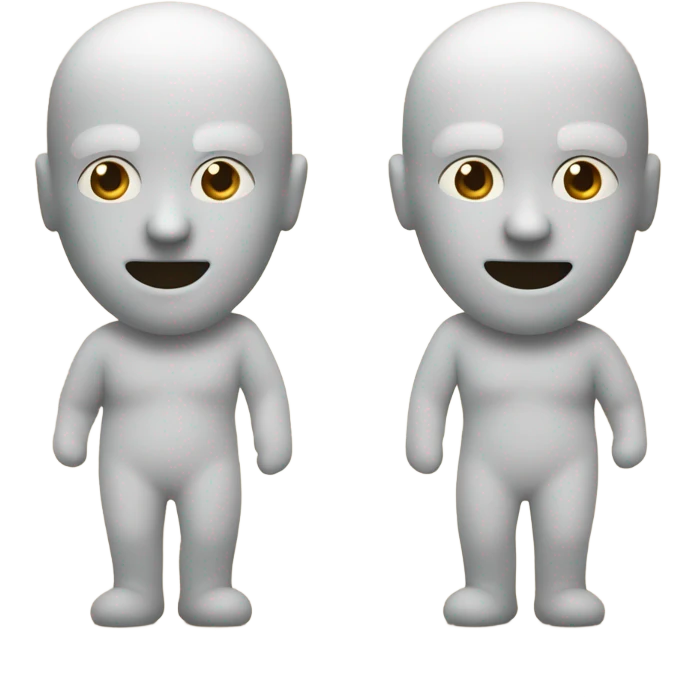 I want an emoji that looks like a cloning symbol for a  emoji