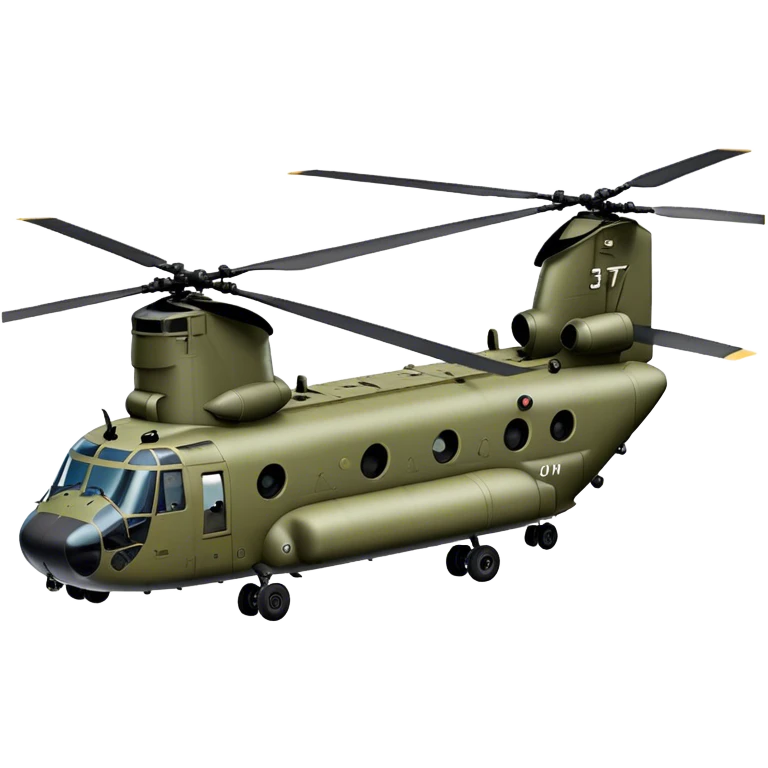 CH-47 Chinook Helicopter - boeing emoji