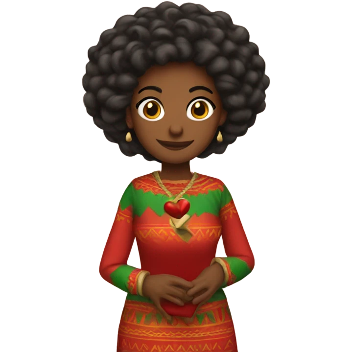 Kwanzaa love  emoji