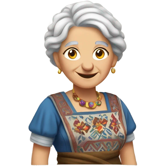 Greek grandma  emoji