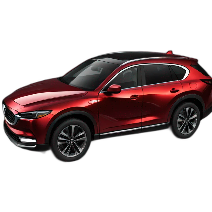 Red CX-8 has black roof career emoji