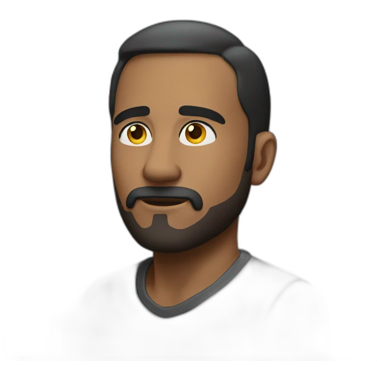 man looking to the side emoji