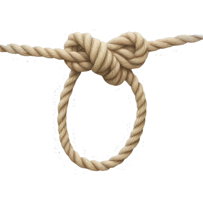 tied rope emoji