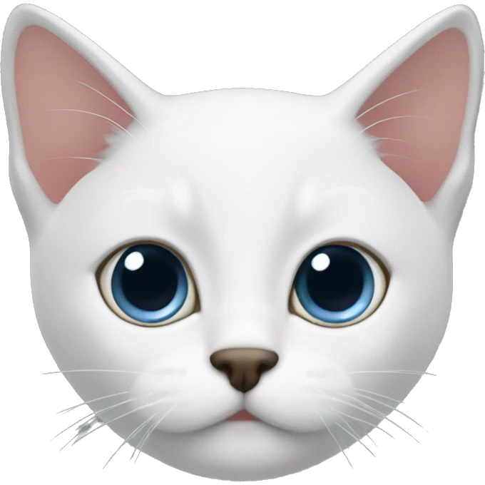 gato blanco siames red point emoji