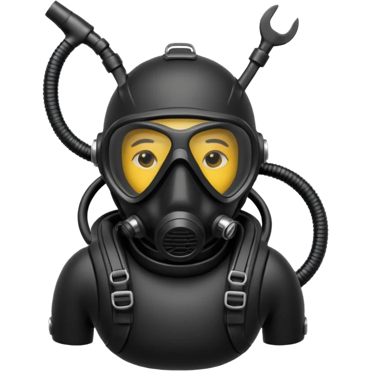 Skin scuba gear emoji