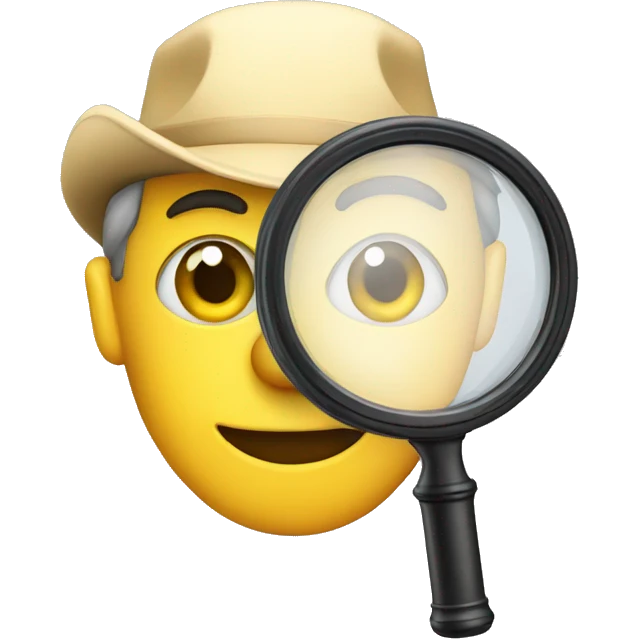 detective magnifier emoji