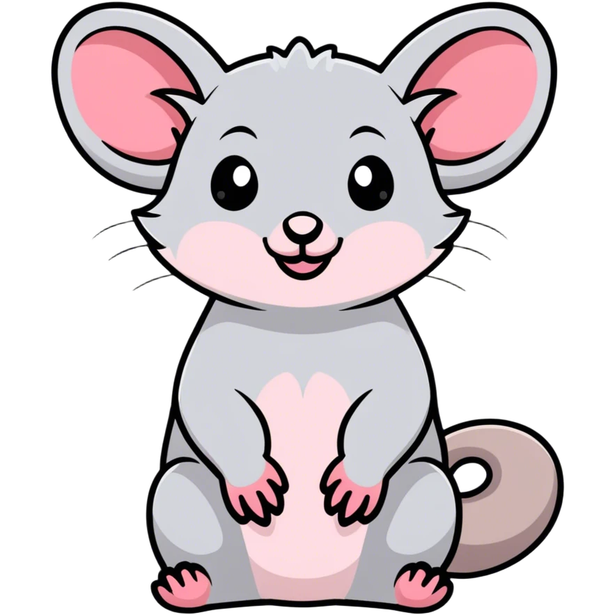 baby opossum emoji