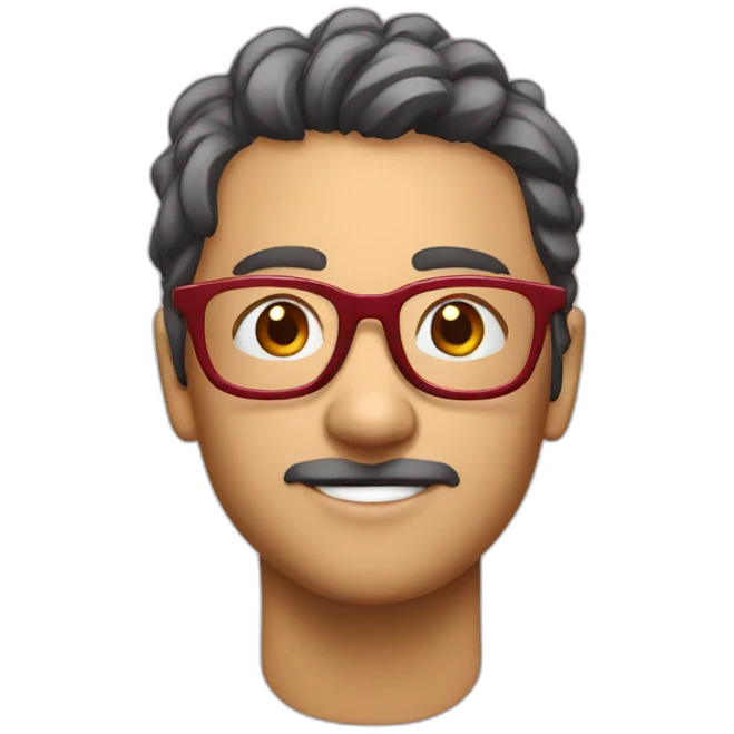 Megane rojo emoji