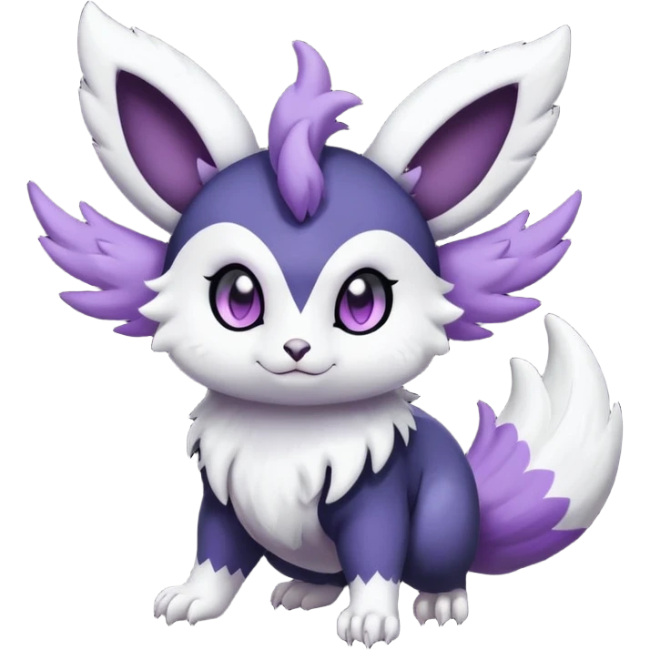 Shiny Furret-Absol-Noibat-Hybrid (Full body) emoji