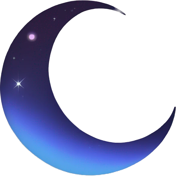 crescent emoji
