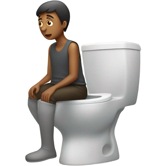 person on the toilet emoji