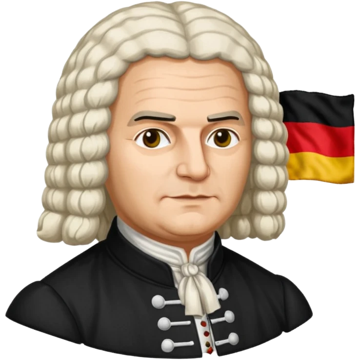 johann sebastian bach german flag emoji