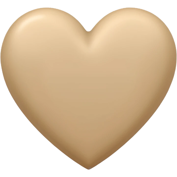 Beige version of 💖 emoji