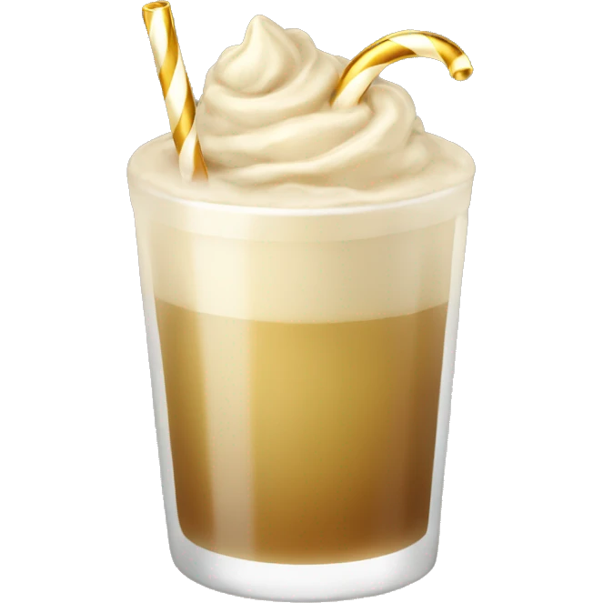 Beige and gold traditional Christmas drink emoji