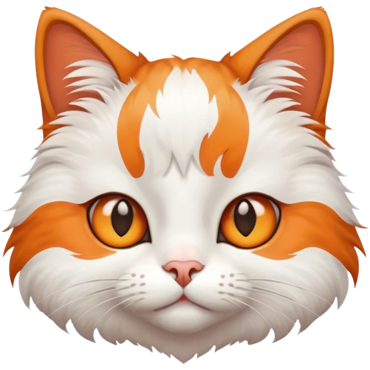 Cat with eyebrows emoji