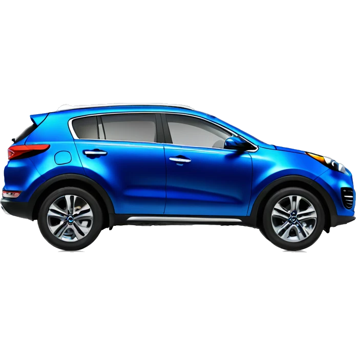 blue kia sportage car emoji