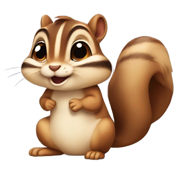 A adorable chipmunk emoji