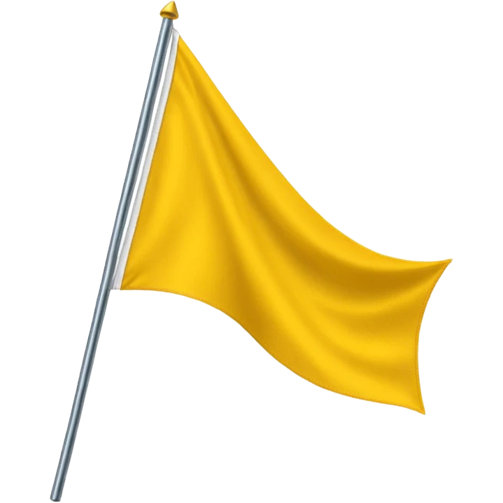 Make a yellow colour triangular flag emoji emoji