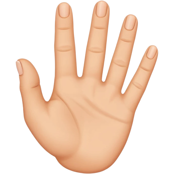 Letter L but with hand emoji