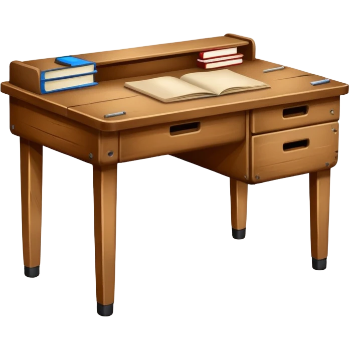 brown school desk emoji