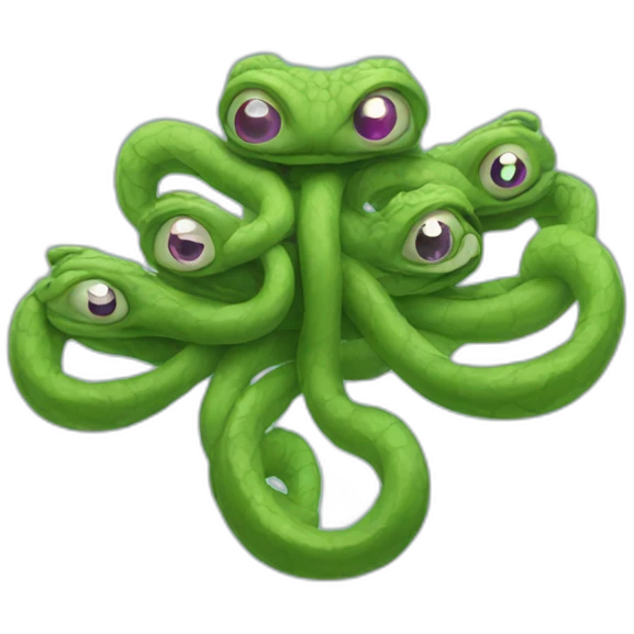 hydra with 3 eyes emoji
