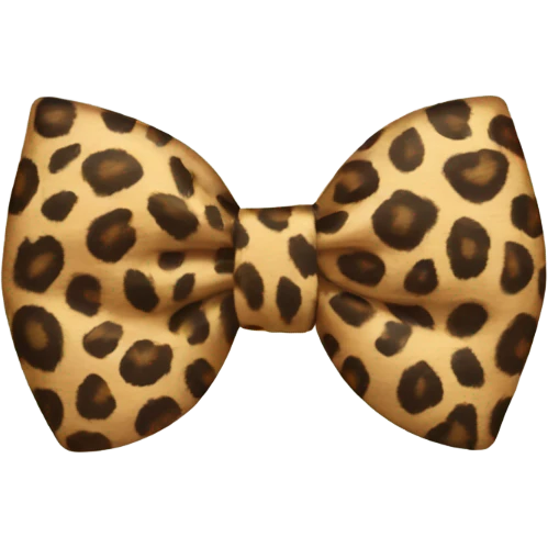 Leopard bow  emoji