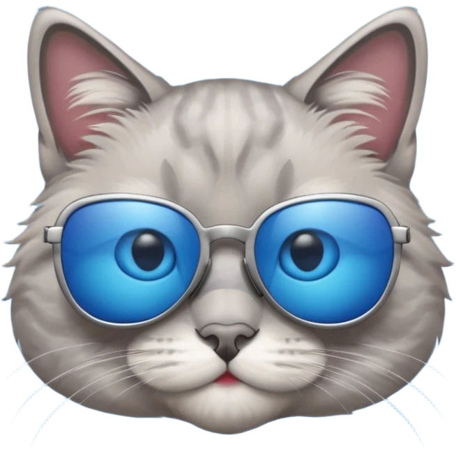 Cat wearing sunglasses emoji