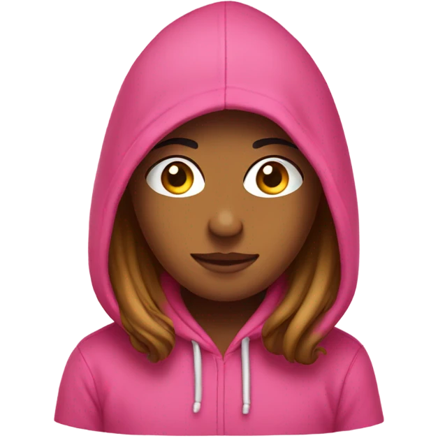 Pink hoodie  emoji