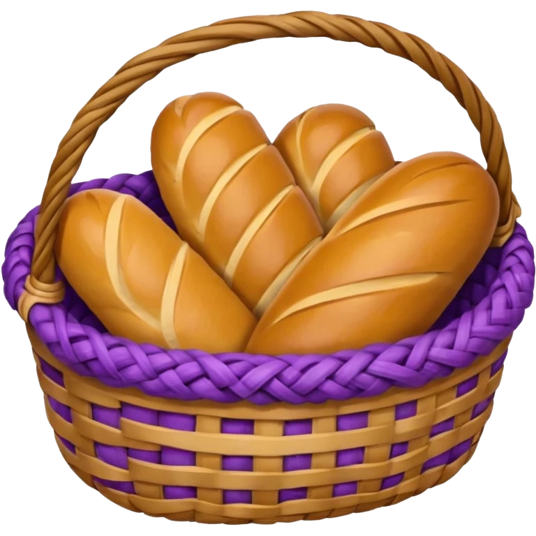 Bread Basket purple emoji