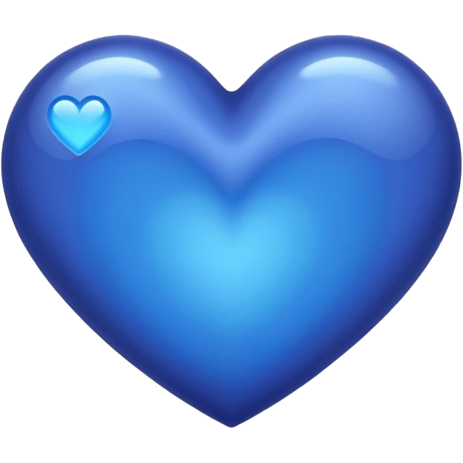 индиго сердце emoji