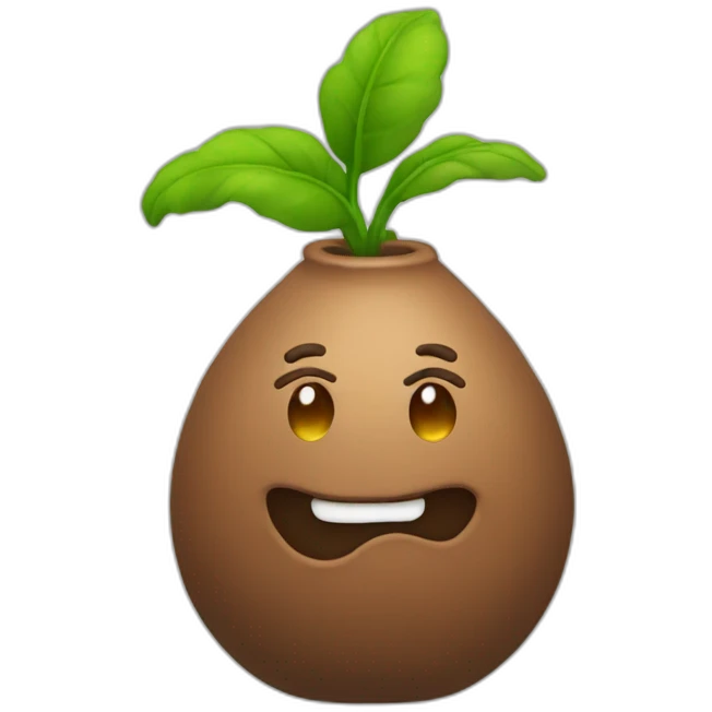 poop vase emoji