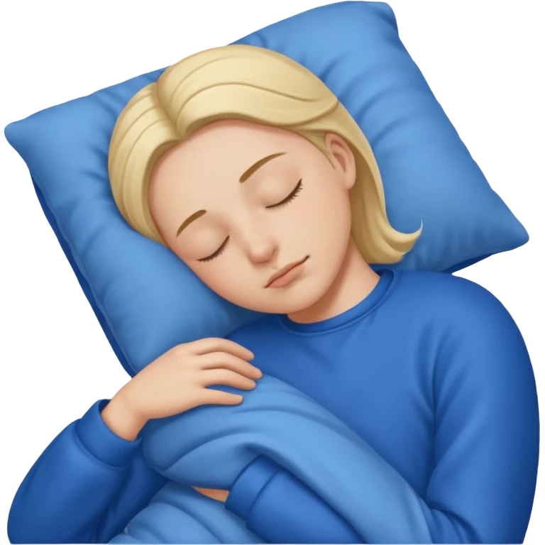 gorgi gales durmiendo con ropa celeste emoji