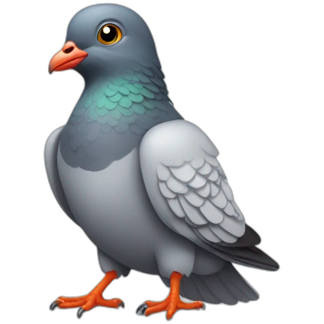 pigeon wearing a t-shirt emoji