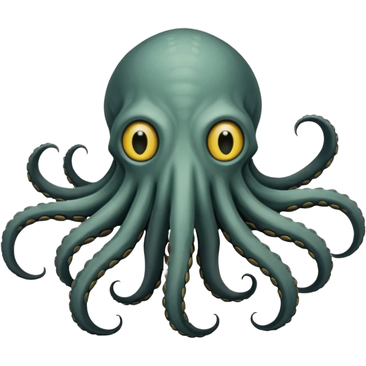 una spaventosa creatura aliena, simile agli orrori di H.P. Lovecraft emoji