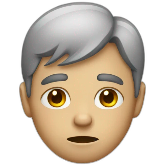 Crying painter emoji
