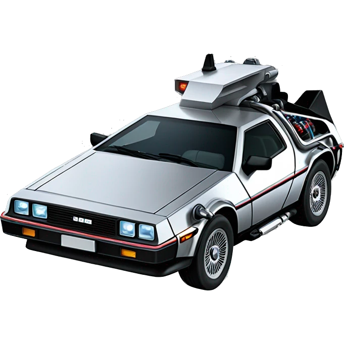 delorean back to future emoji
