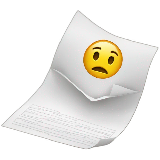 document-hiding emoji