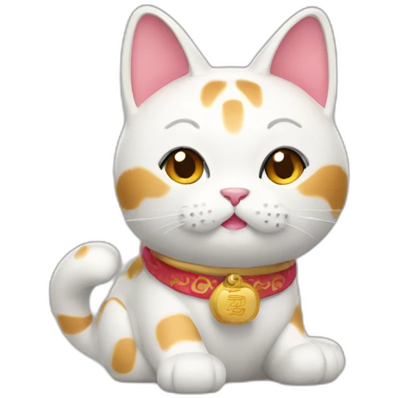 lucky cat emoji