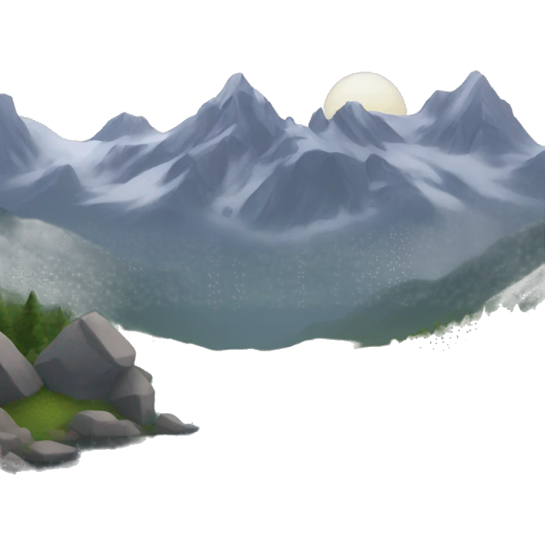 mountains emoji