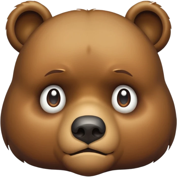 Bear sad emoji