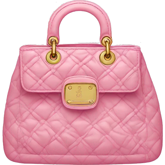 pink dior purse emoji